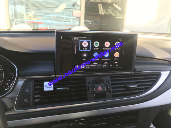 Audi A7 con interfaccia CarPlaye ed Android Auto