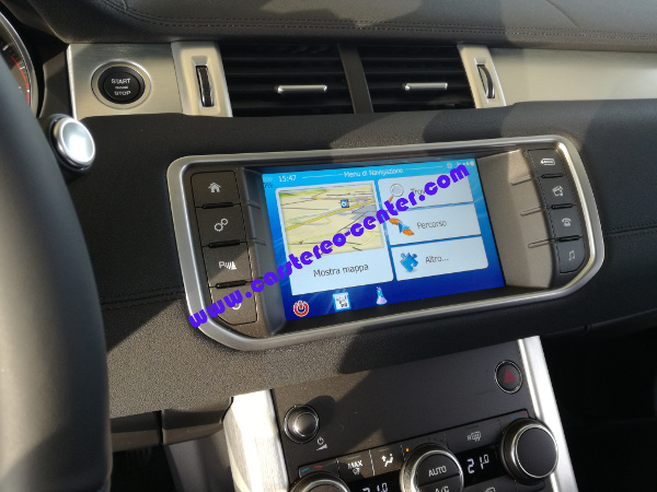 Range Rover Evoque con navigatore touch screen