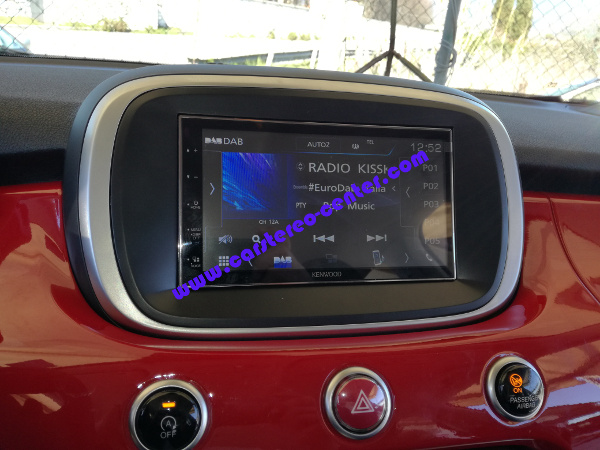 Fiat500X con Kenwood DMX7018DABs