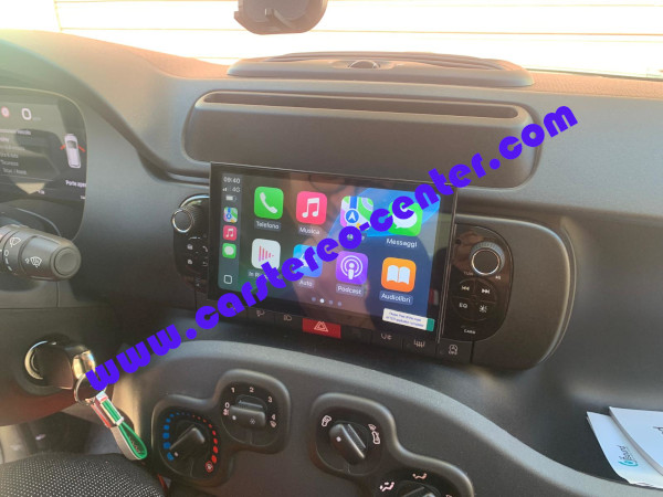 Sistema Custom Fit carplay ed Androdi Auto per Fiat Panda