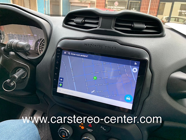 Jeep Renegade con navigatore Android