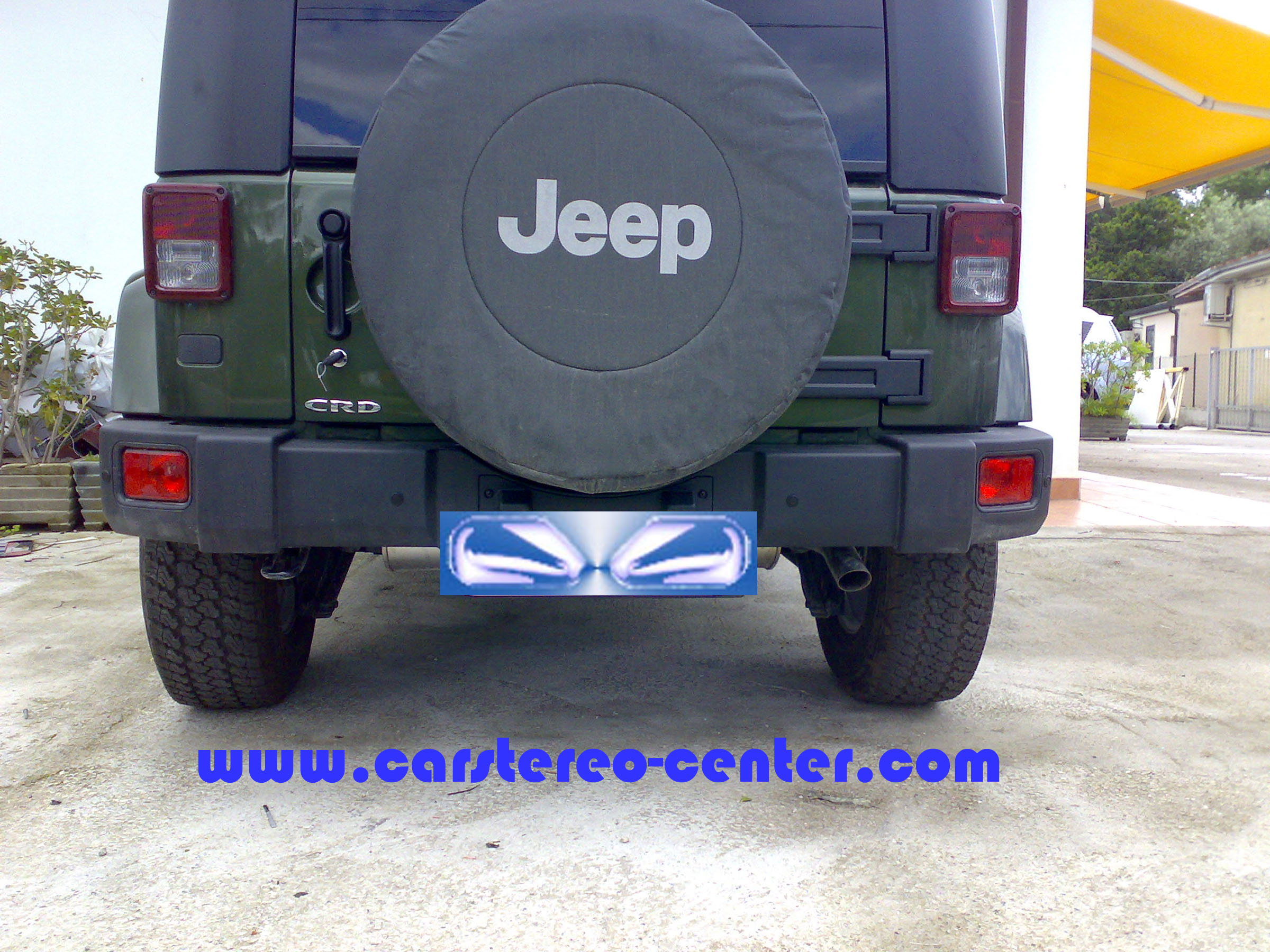 Telecamera Retromarcia Per Jeep Wrangler JK – Sostituisce Luce Targa, 170° E IP68