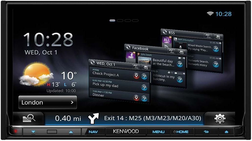 Kenwood dnn9250dab Navi WiFi DAB