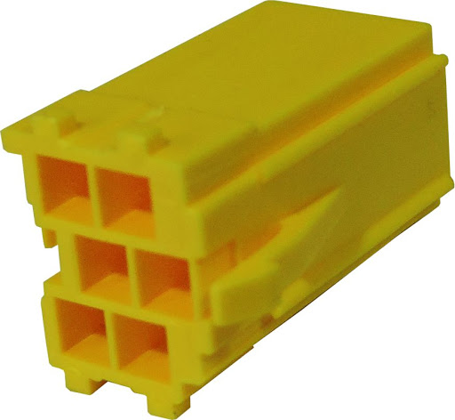 Connettore Mini-ISO C1. Colore Giallo