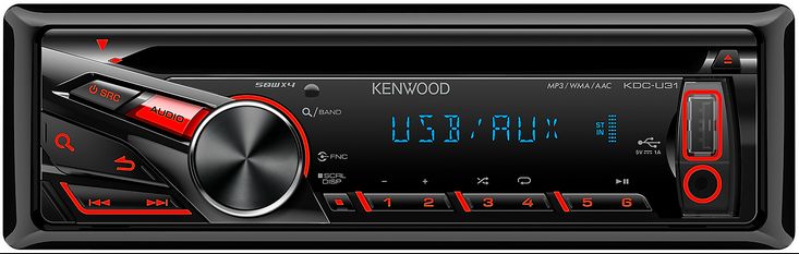 Kenwood KCD-U31R. CD\USB\Aux