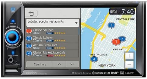 Clarion NX504e con Intelligent Voice