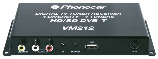 Sintonizzatore TV digitale a 4 antenne Phonocar