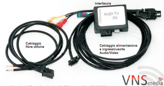 VNS Media interfaccia Audio Video per Audi MMI 3G