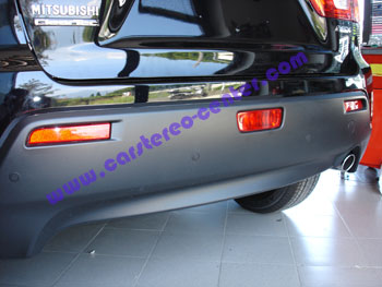 Sensori di parcheggio posteriore su Mitsubishi ASX