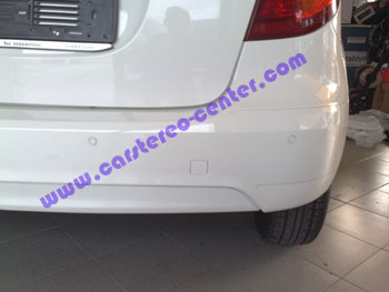 Installazione sensori di parcheggio Metaystem su Mercedes Classe A