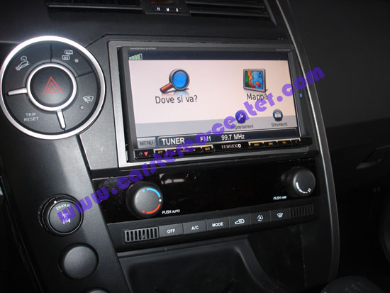DNX-7240BT. Menù di navogazione Garmin V12