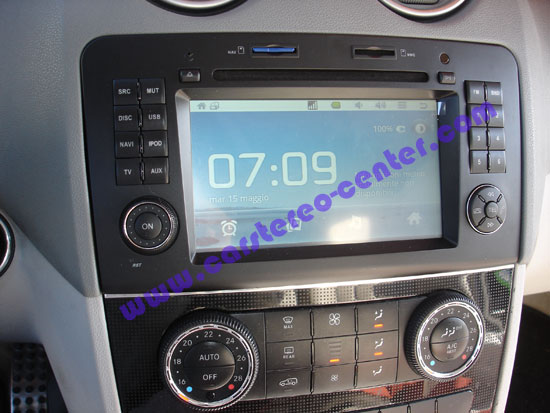 Navigatore Mercedes ML DVN-ML con sistema operativo Android